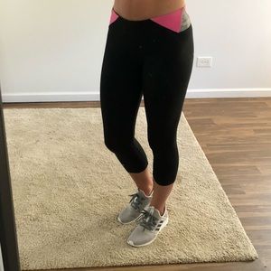 Pink yoga pants
